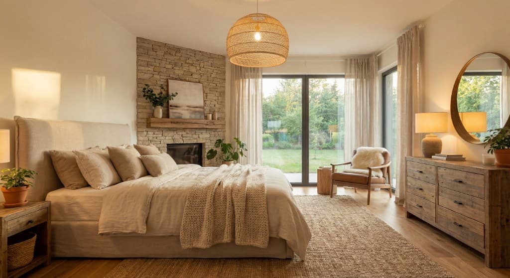 Virtual furniture added — after