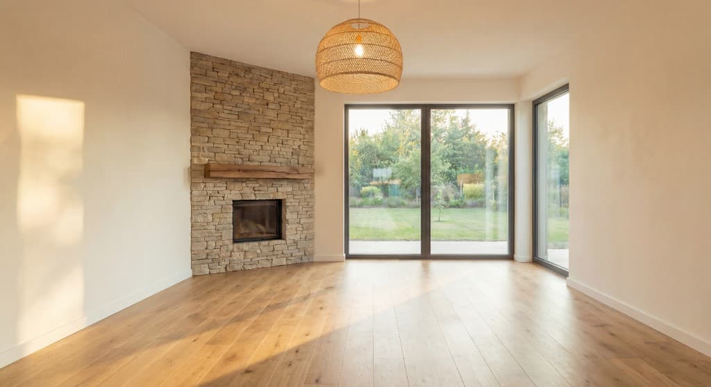 Virtual furniture added — before